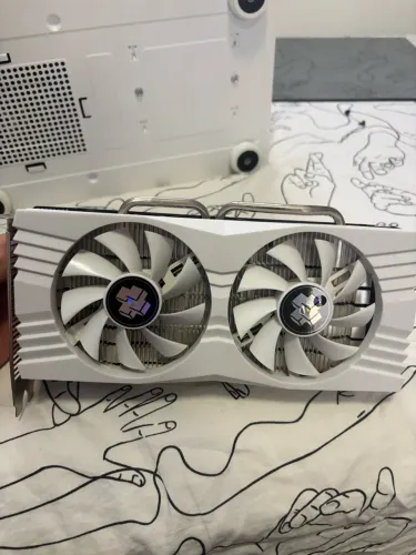 PLACA DE VÍDEO RX 580 8GB BRANCA