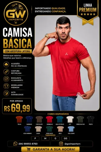 CAMISA BÁSICA (CORTE LATERAL)