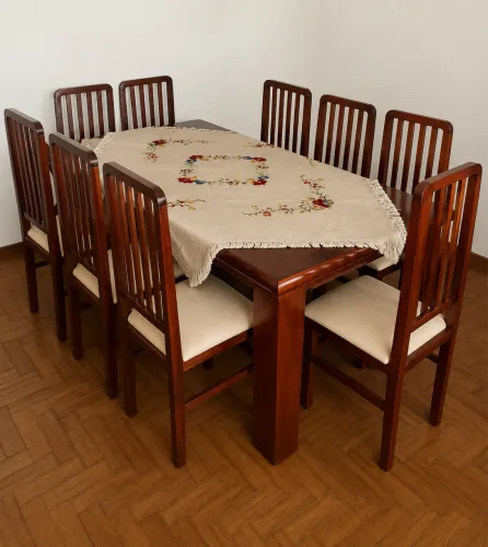 Mesa e jogo de cadeiras