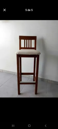 Cadeira banqueta 3 unidades