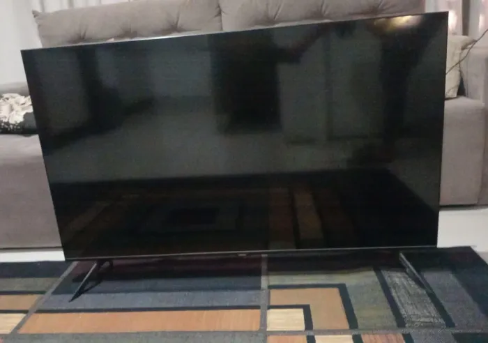 TV Samsung crystal 50 polegadas tela estragada