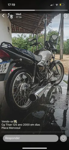 Titan ano 2000 com ipva 2026 pago