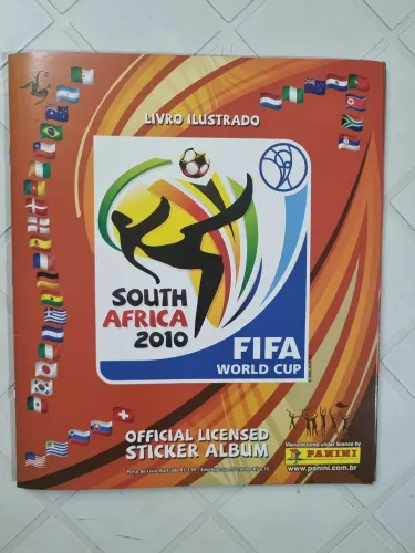 Álbum de Figurinhas da Copa do Mundo 2010.