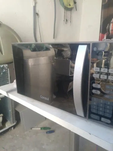 Edson microondas Consul de 20 l espelhado preço 280 zap *