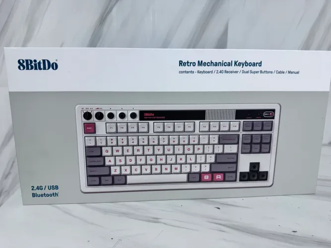 Teclado Mecânico 8BitDo Retro - Novo Sem Uso