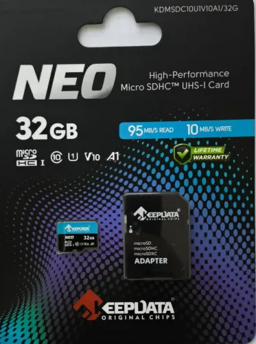 Cartão MicroSD 32GB KEEPDATA NEO V10