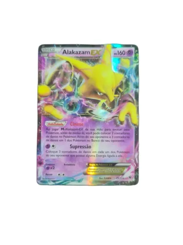 Carta Pokémon Alakazam Ex 25/124 Ultra Rara