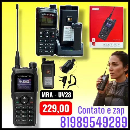 Rádio comunicador TOMATE MRA-UV28 
