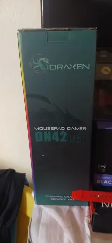 Mouse pad grande gamer rgb