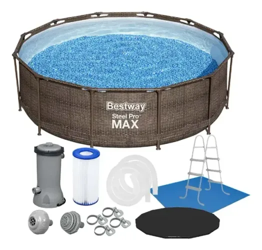 Piscina Bestway 9.150l completa