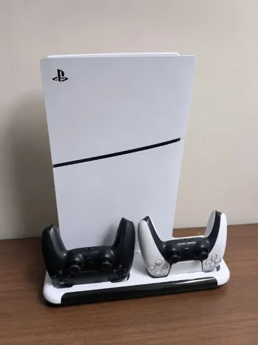 Base de Carregamento com cooler para Playstation e suporte de Controles