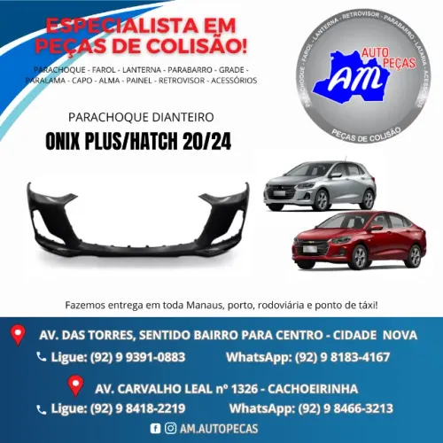 parachoque onix plus e hatch 20/24