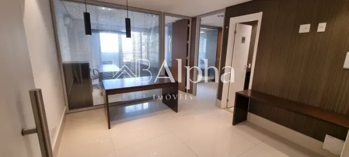 Salas comerciais mobiliada à venda no Edifício Alpha Green Business Tower em Alphaville.