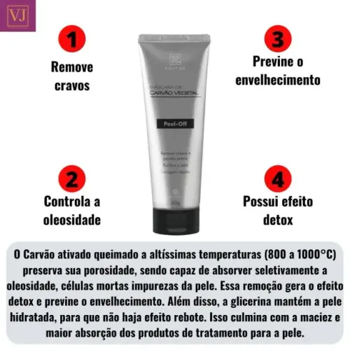 carvão ativado remove cravos e espinhas