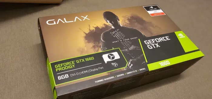 Placa de Vídeo Galax GeForce GTX 1660 6GB - Impecável