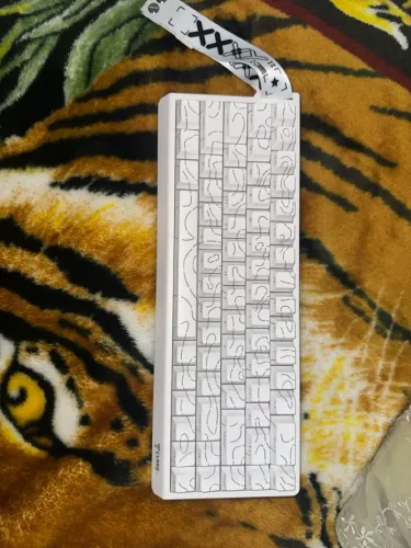Teclado Gamer ClanM Arkan Snow Branco - Compacto