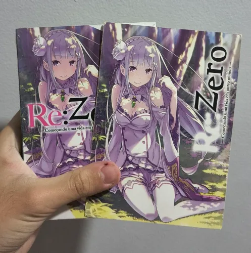 Re:Zero Light Novel Volume 9 lacrado com postal