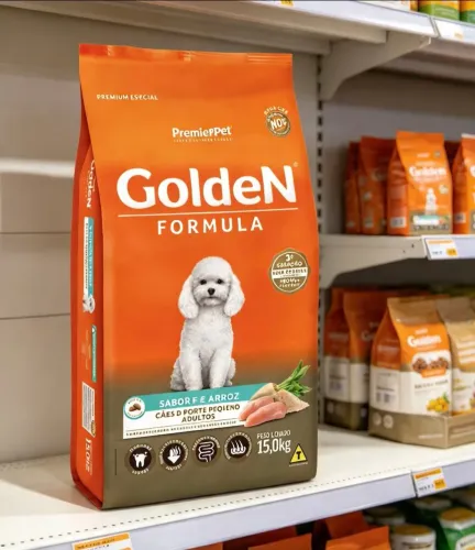 RAÇÃO GOLDEN FÓRMULA RAÇAS PEQUENAS 15 KG