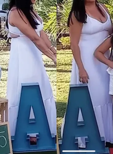 Vestido Branco longo