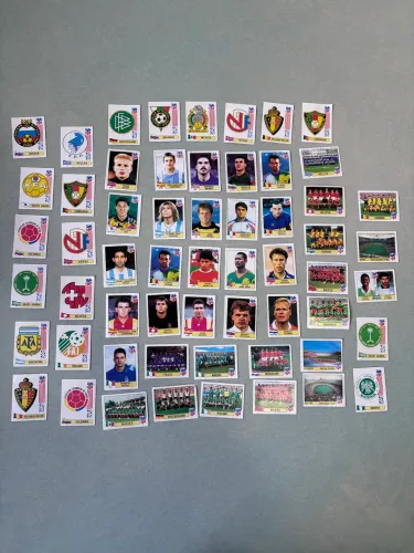 Lote com 61 figurinhas da copa do mundo de 1994