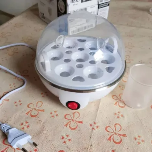 Cozedor de Ovos Elétrico Portátil a Vapor Máquina Cozinhar À Vapor 110v