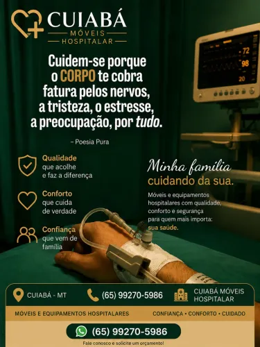 Locação e vendas móveis hospitalares em Cuiabá 