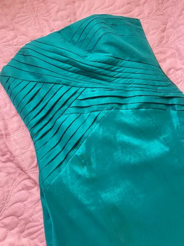 Vestido festa/formatura verde tomara que caia