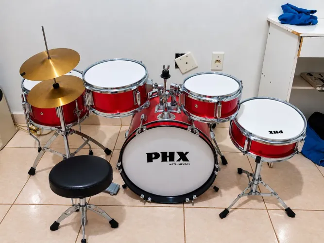 Bateria PHX infantojuvenil nova 