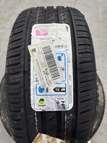 Pneu Barum Bravuris 5HM 225/45 R17 94W XL Continental Aderência Molhado