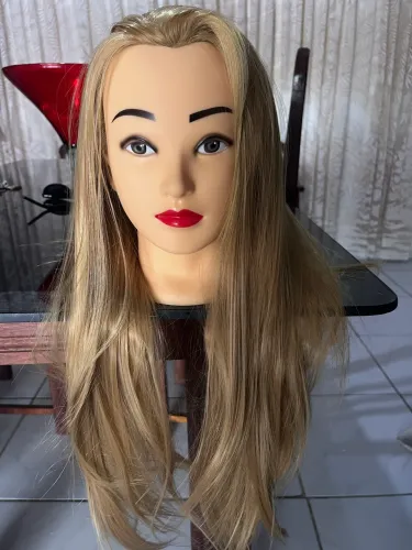 Cabeça de Treino para Penteado e Corte + Suporte de Mesa