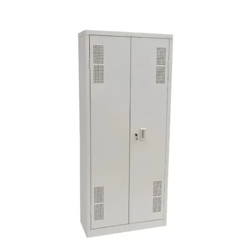 Armário de Aço 2 Portas Grandes Fechadura - Armário de Aço 2 Portas PA-407F