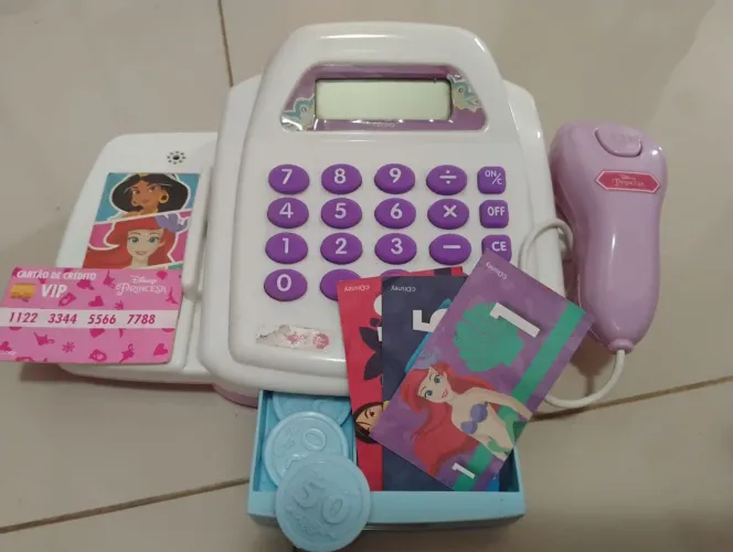 Mini Caixa registradora Disney
