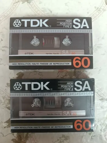 Fita k7 tdk sa 60 min Japan lacrada 1985 ( 2 fitas )