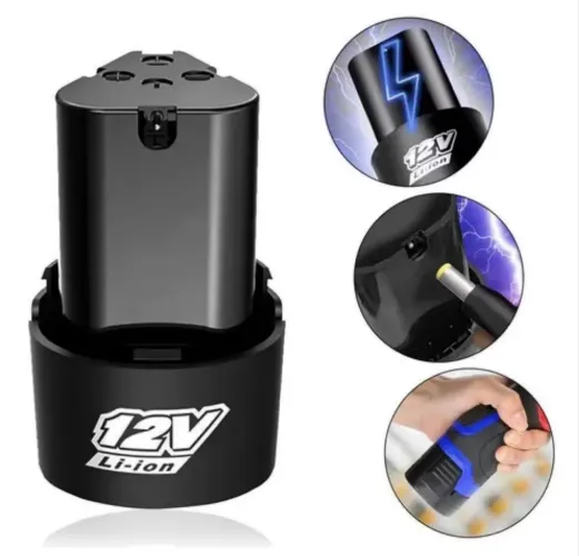 Bateria 12V 1.3Ah Universal Para Parafusadeira E Furadeira Li-ion Luatek