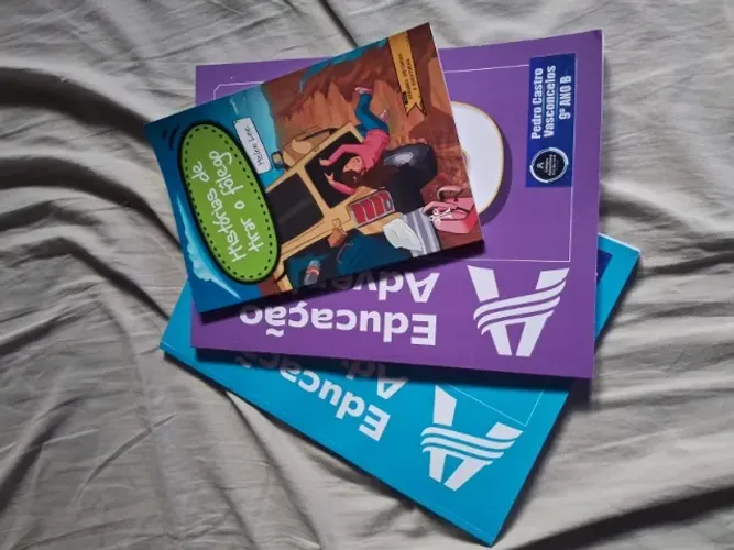 Livros do 9º ano colégio Adventista, pra levar logo!!!