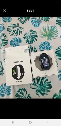 Smartwatch Samsung Galaxy fit 3 novo