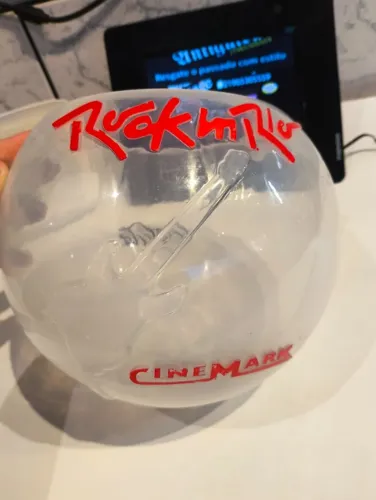 BALDE DE PIPOCA Coca-Cola Cinemark Rock in Rio para colecionadores