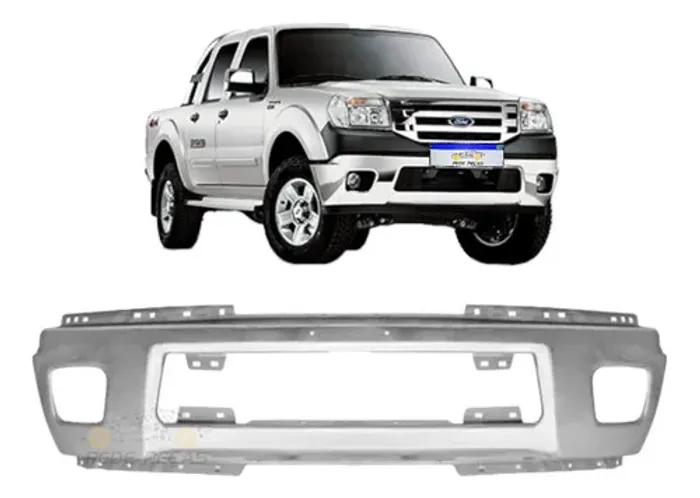 Parachoque Dianteiro Ford Ranger 2010 2011 2012 Cromado Novo Cromado