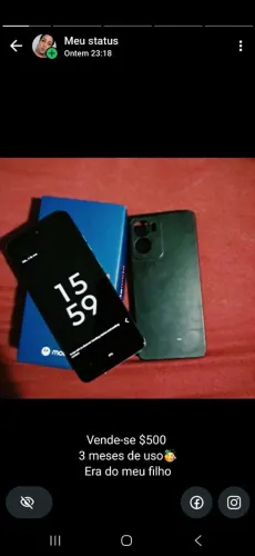 Vendo celular  moto G05