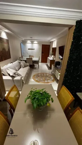 Apartamento Reformado e Mobiliado | 87m² | 3 Quartos | Vista para 85