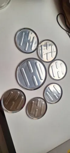 Conjunto de porta copos mesa com 7 peças em inox 18.8