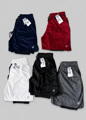 Short duplo masculino 