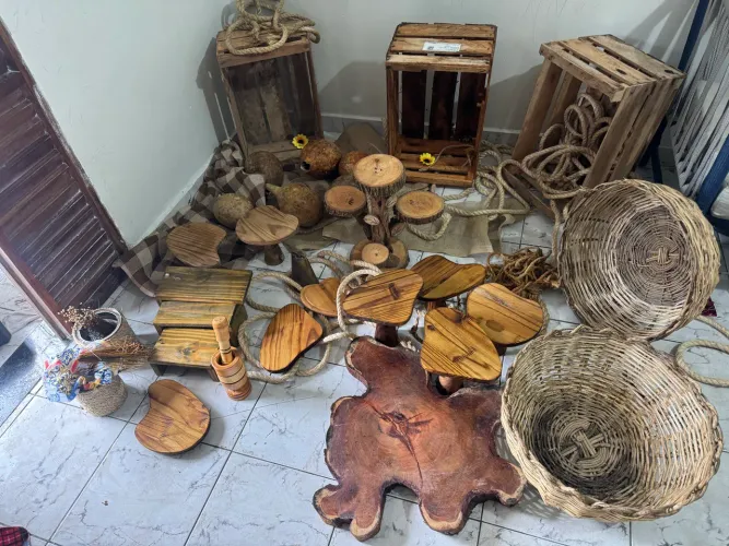 Decoração rústica para festa