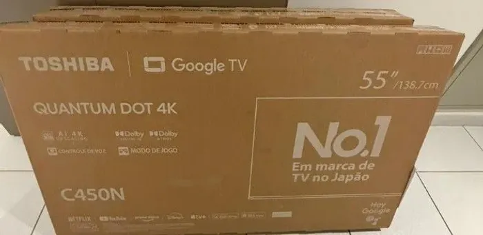 Tv 55 4k nova lacrada, 1 ano de garantia, valor na nota fiscal 2800 reais
