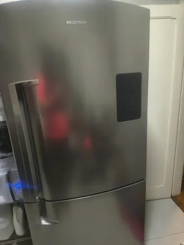 Geladeira Brastemp BRE85AK Frost Free Inverse 588 Litros cor Inox<br>