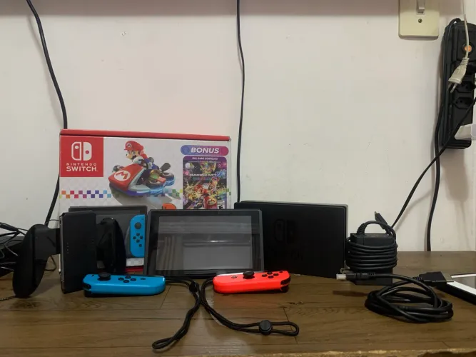 Nintendo Switch em muito bom estado , aceito trocas