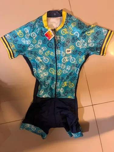 Macaquinho ciclismo tamanho G be fast novo