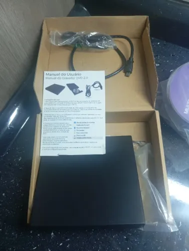 Gravador e leitor de DVD + dvd virgem para gravação + de 50 unidades