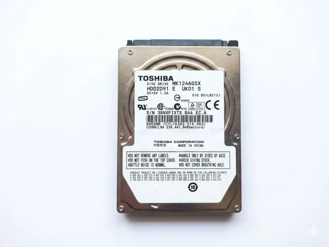 HD Toshiba sata 2,5 120gb para Pc e notebook 