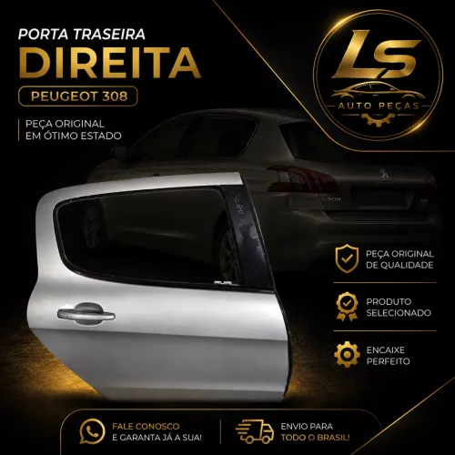 porta traseira peugeot 308